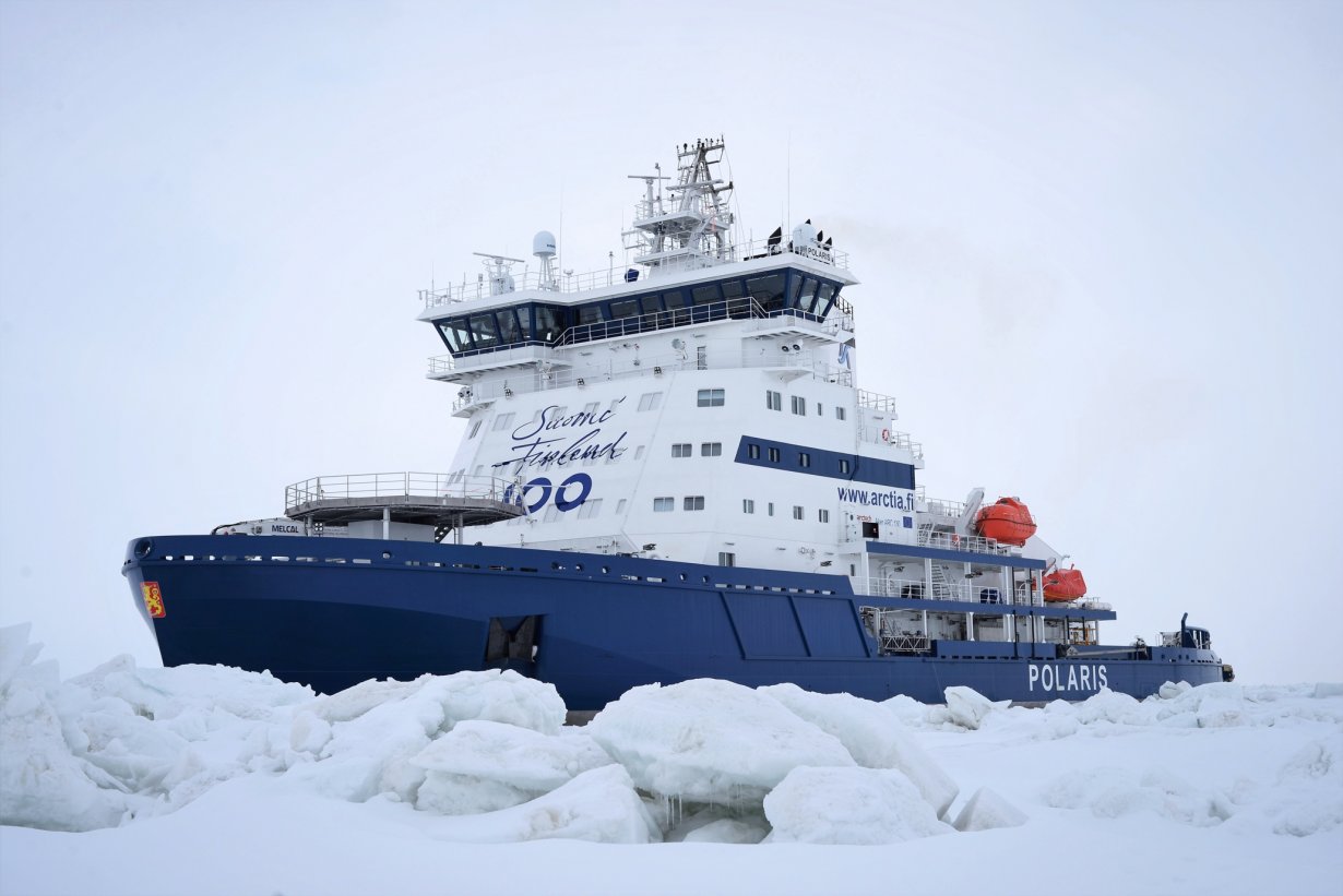 Polaris lähtee jäänmurtoon Perämerelle - Navigator Magazine